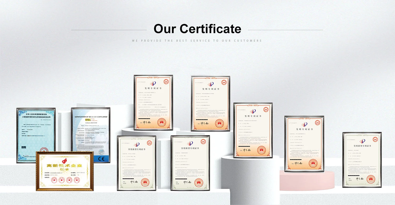 Our Certificate